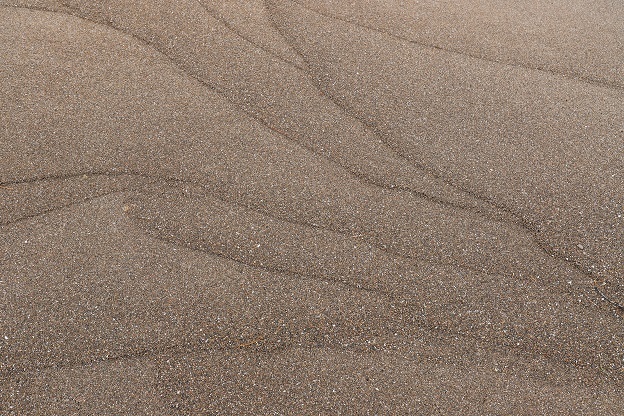 波の跡