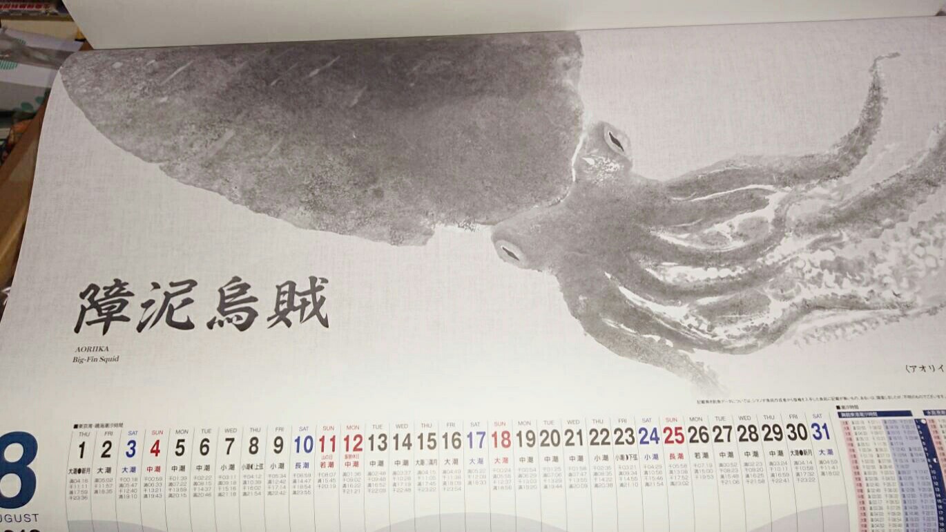 鮎 酒 女 馬鹿野郎 Shimano19年カレンダーゲット