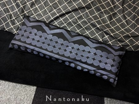 NANTONAKU　自分で柄を描いて枕カバーを作りました　4