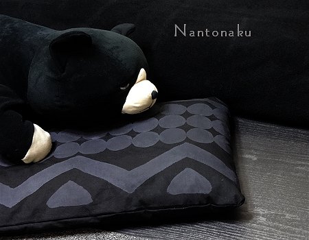 NANTONAKU　０１－０１　黒生地　５ｍ　自分で描く　カーテンとか　クッションを作る予定　1