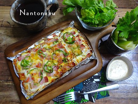 NANTONAKU　０１－２８　チーズたっぷり　ピザトースト　1