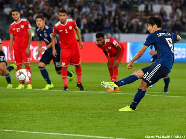 Oman 0 - 1 Japan haraguchi goal penalty