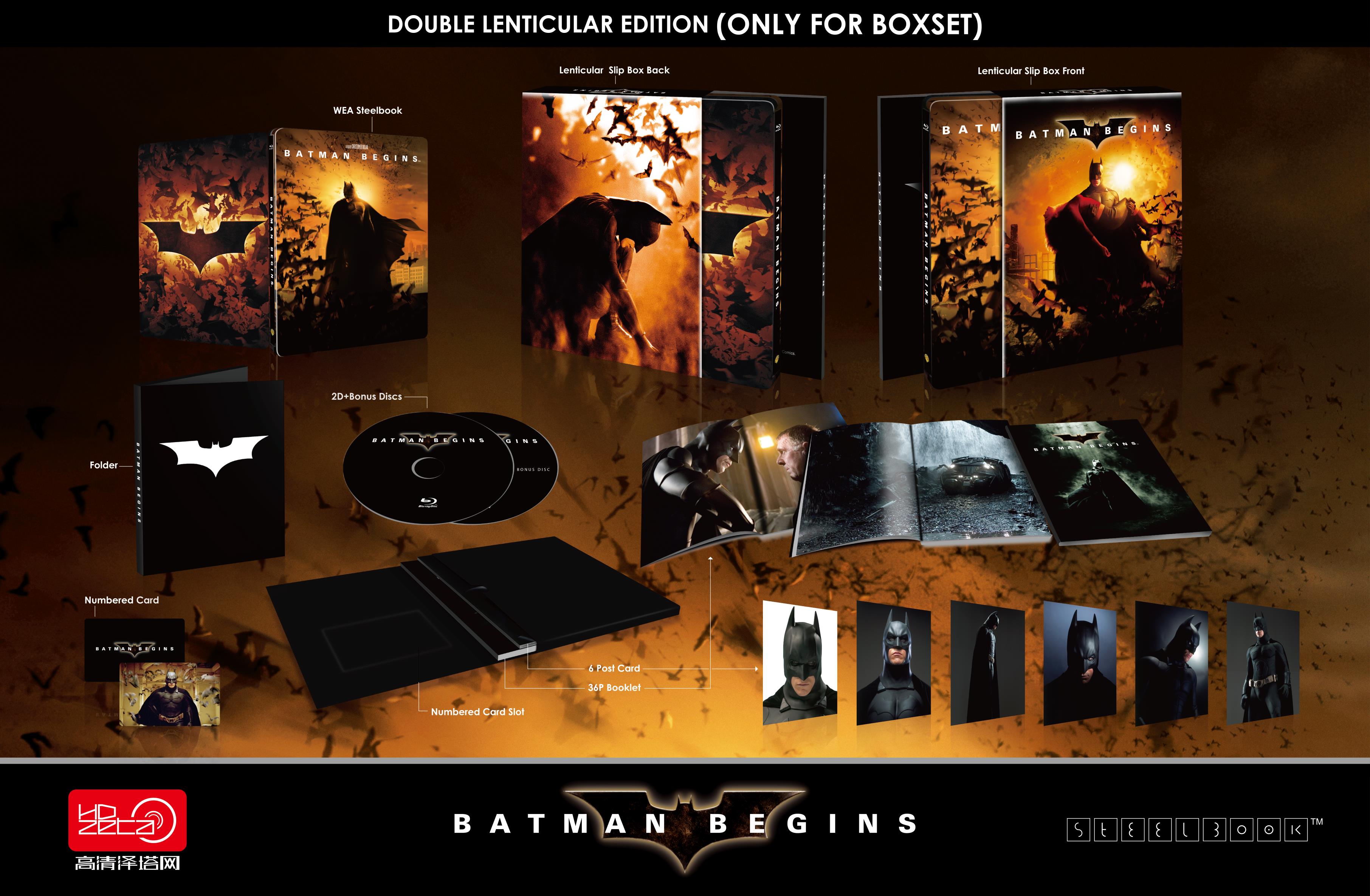 バットマン ビギンズ スチールブック Batman Begins HDZeta Lenticular BOX steelbook